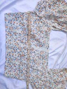 Shein Floral Crop Top