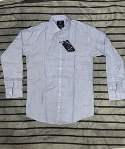 Allen Solly Blue Striped Shirt
