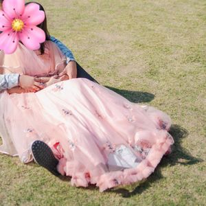 Elegant Floral Lehenga Choli Set💗