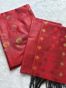 Brand new Banarasi unstitched suit with dupatta