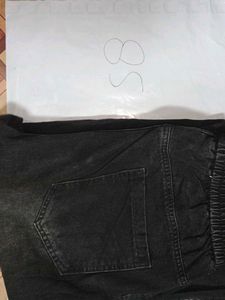 Stylish Black Denim Pants