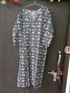 Elephant & Camel Print Dress