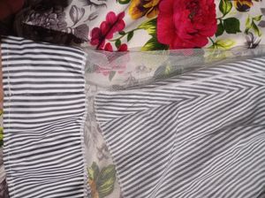 Black And White Stripe Dress 🖤🤍