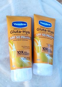 2 Pack ✅ Vaseline Gluta-Hya Sunscreens 🌞