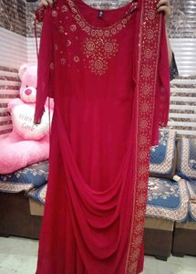 Red Beaded Dress