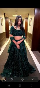 Green lehenga