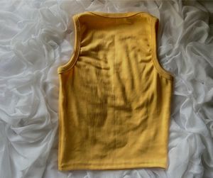 Yellow Crop Top