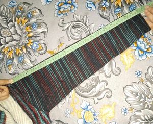 Striped Woollen Kurti Pullover