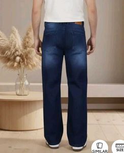 Shein Full Length Low Rise Mid Wash Distress Jeans