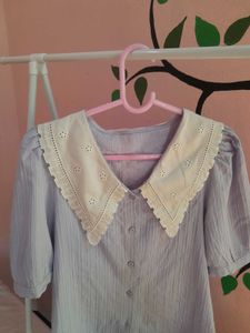 Cute Peter Pan Collar Top