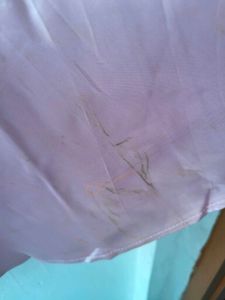 Baby Pink Long Satin Skirt