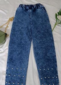 Straight Fit Denim Pants