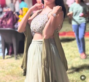Olive Green Lehenga