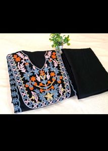 combo of two embroidery dress material just  349