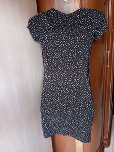 H&amp;M Polka Dot Bodycon Dress