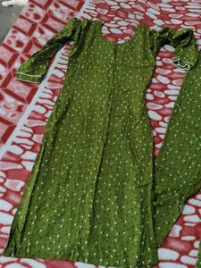 Mehandi Green  Kurta Set