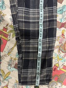 Brand New Woollen Checkered Pants