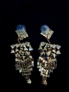 Sparkling Rhinestone Dangle Earrings