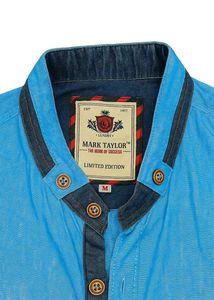 Mark Taylor™ Sky Blue Shirt | M Size | Brand New