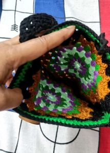 Crochet 🧶 Granny Square Sling Bag