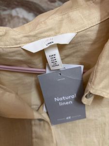 H&amp;M Linen Shirt, New With Tag