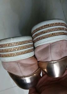 Suede Size 41 Shoes with Embellishments