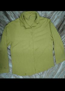 Green Button-Down Shirt