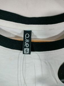 White Printed Casual Top (Women&#39;s)