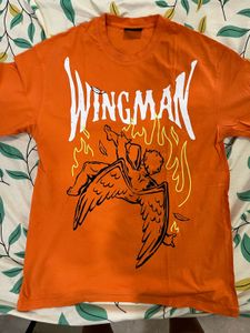 Orange- Wingman Unisex Oversized Tshirt