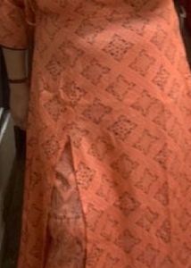 Front Slit Angrakha Kurti With Pants