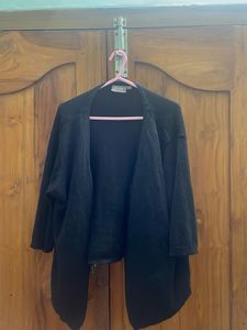 Trendy Black Overcoat