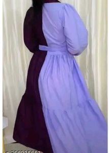 Double color dress for girls