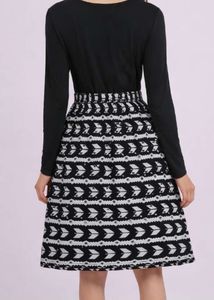 Stylish Black &amp; White Dress