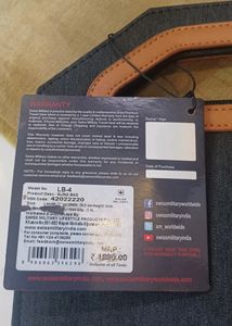 Laptop Sling Bag With Hard Cover