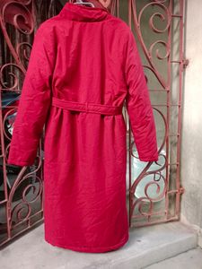 Oxxo Branded Long Jacket With Waist Belt