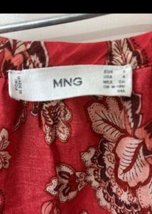 Floral Red Blouse