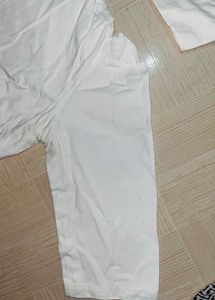 Elegant White Cropped Blouse