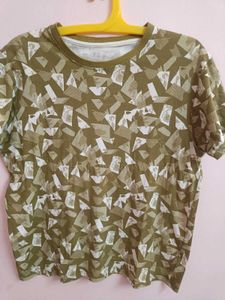 Abstract Print T-Shirt