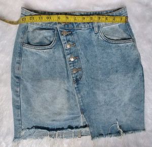 Denim Mini Skirt