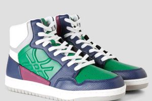 united colors of Benetton textured sneakers
