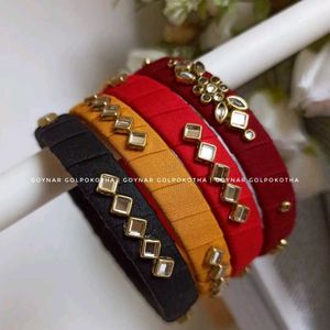 Kundan Work Bangles ❤️