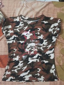 Camouflage Cat Tee