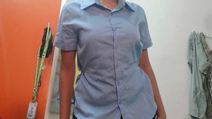 Waist snatching office siren shirt