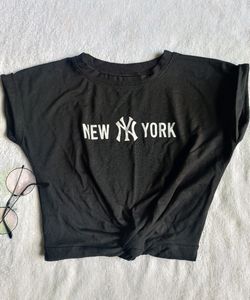 New Year Black Top For Girls