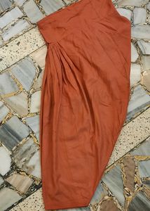 Rust Embroidered Salwar Kameez