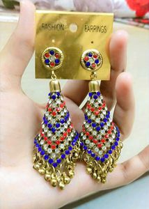 Colorful Tassel Drop Earrings