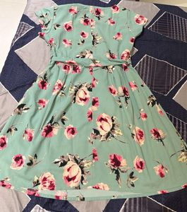 Floral cute one piece