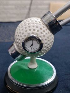 Golf Ball Clock Showpiece