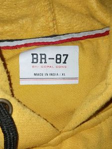 Balmain Paris Yellow Hoodie