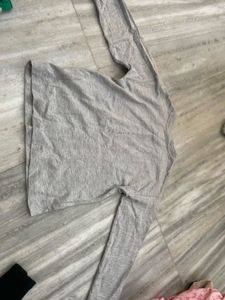 Gray Long Sleeve T-Shirt